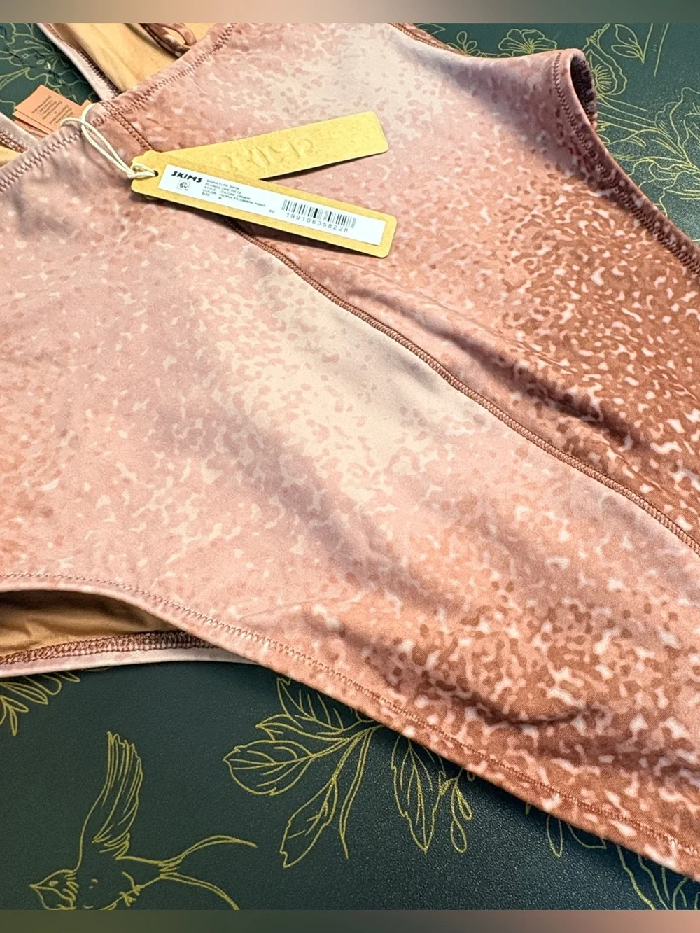 🩱 SIMS Signature Swim Plunge One Piece Swimsuit | Henna FX Ombre Print | M | NWT